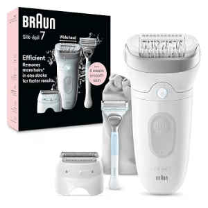 Épilateur Braun Silk-épil 7 Wet & Dry - SE7-441 - Blanc - Braun