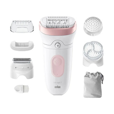 Épilateur Braun Silk-épil 7 Wet & Dry - SE7-060 - Blanc - Braun