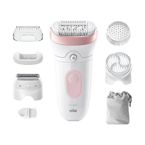 Épilateur Braun Silk-épil 7 Wet & Dry - SE7-060 - Blanc - Braun