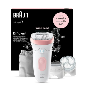 Épilateur Braun Silk-épil 7 Wet & Dry - SE7-060 - Blanc - Braun