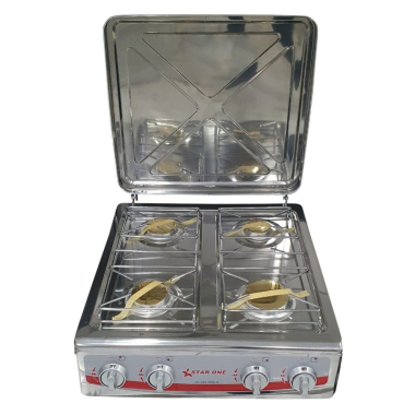 Réchaud À Gaz STARONE 4 Feux - JK-004 - Inox - STARONE