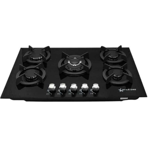 Plaque de Cuisson Star One 5 Feux 79Cm - ST-G804 – Noir - STARONE