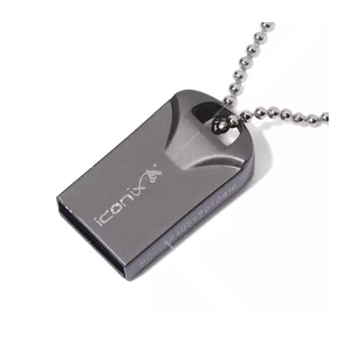 Flash Disque Iconix 128GO - SE-13 - Argent - iconix