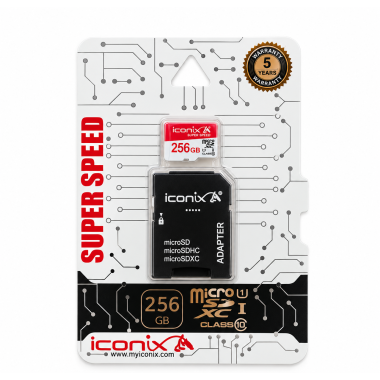 Carte Mémoire Iconix 256Go