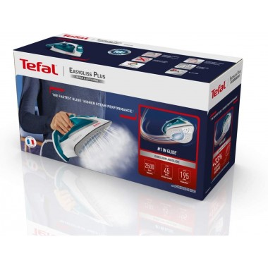 Fer À Repasser Tefal 2500W - FV5718E0 - Bleu & Blanc
