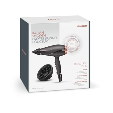 Sèche Cheveux Babyliss 2100W - 6709DE - Noir & Bronze