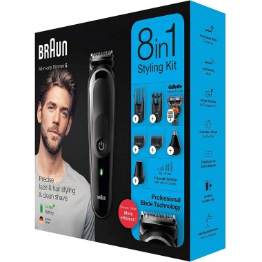 Tondeuse Multifonction Braun - MGK5260 - Noir