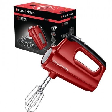 Batteur À MAIN Russell Hobbs 350W - 24670-56 - Rouge