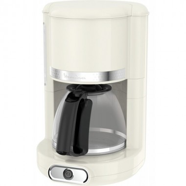 Cafetière Électrique Moulinex 1.25L - 1000W - FG381A10 - Blanc