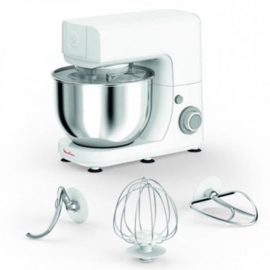 Robot Pétrin Moulinex 4.8L - 800W - QA150110 - Blanc