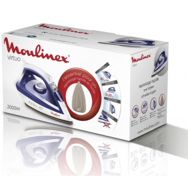 Fer À Repasser Moulinex 2000W - IM1735E0 - Bleu & Blanc