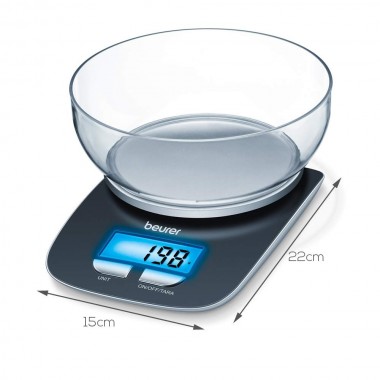 Balance Électronique Beurer 3 Kg - KS25 - Bleu