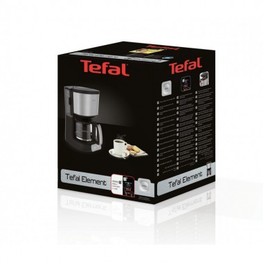 Cafetière Tefal 1.25L - 1000W - CM470810 - Noir & Inox