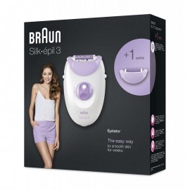 Épilateur Braun - SE3170 - Blanc & Violet