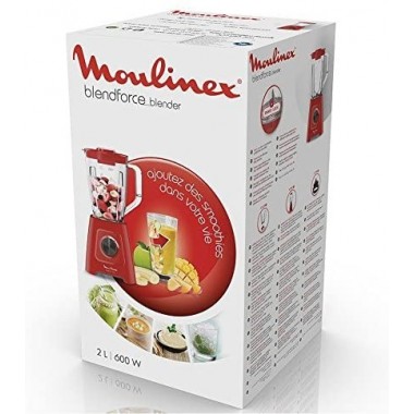 Blender Moulinex 2L - 600W - LM420510 - Rouge
