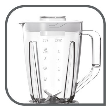 Blender Moulinex 2L - 600W - LM420110 - Blanc
