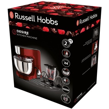 Robot Russell Hobbs 5L - 1000W - 23480-56 - Rouge