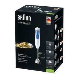 Mixeur Braun 0.6L - 700W - MQ3038 - Blanc & Bleu