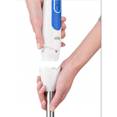 Mixeur Braun 0.6L - 700W - MQ3038 - Blanc & Bleu