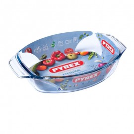 Plat Ovale Pyrex 4L - 39 X 27 CM - 412B000 - Transparent