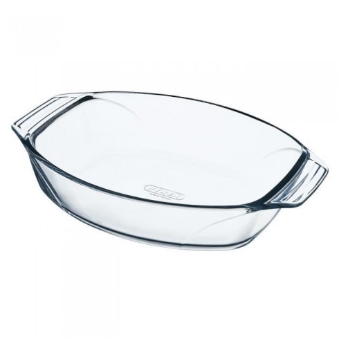 Plat Ovale Pyrex 4L - 39 X 27 CM - 412B000 - Transparent