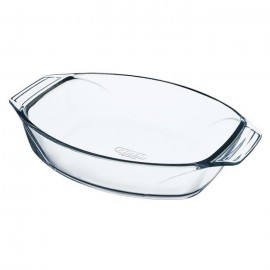 Plat Ovale Pyrex 4L - 39 X 27 CM - 412B000 - Transparent