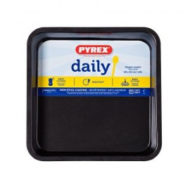 Plat Carré Pyrex 1.8L - 24 x 24 cm - DM26SR6 - Noir