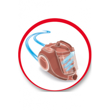 Aspirateur Moulinex 750W - MO2913PA - Noir & Rouge