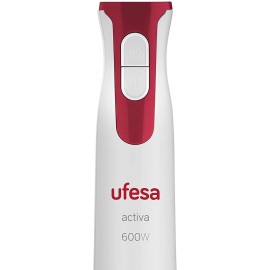 Mixeur Ufesa 0.7L - 600W - BP4551 - Blanc/Rouge