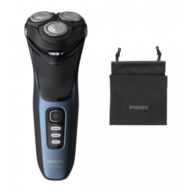 Rasoir Électrique Philips - S3232/52 - Noir & Bleu