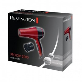 Sèche Cheveux Remington 2000W - D3080 - Rouge & Noir