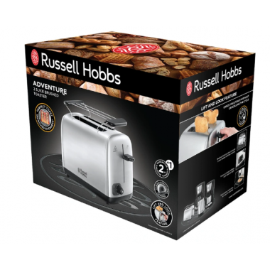 Grille Pain Russell Hobbs 850W - 24080-56 - Inox