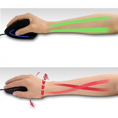 SOURIS VERTICALE SBOX - NOIR